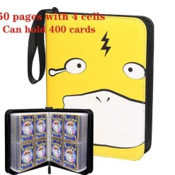 Pkm.store Pokemon Sammelalbum-Hochwertige Schutz- Und Sammeltasche Fur Pokemon Karten (200 Oder 400 Karten)
