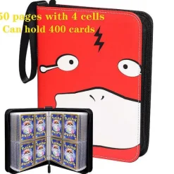 Pkm.store Pokemon Sammelalbum-Hochwertige Schutz- Und Sammeltasche Fur Pokemon Karten (200 Oder 400 Karten)