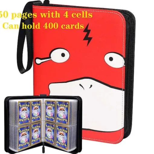 Pkm.store Pokemon Sammelalbum-Hochwertige Schutz- Und Sammeltasche Fur Pokemon Karten (200 Oder 400 Karten)