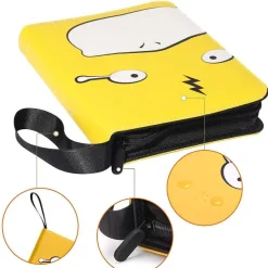 Pkm.store Pokemon Sammelalbum-Hochwertige Schutz- Und Sammeltasche Fur Pokemon Karten (200 Oder 400 Karten)