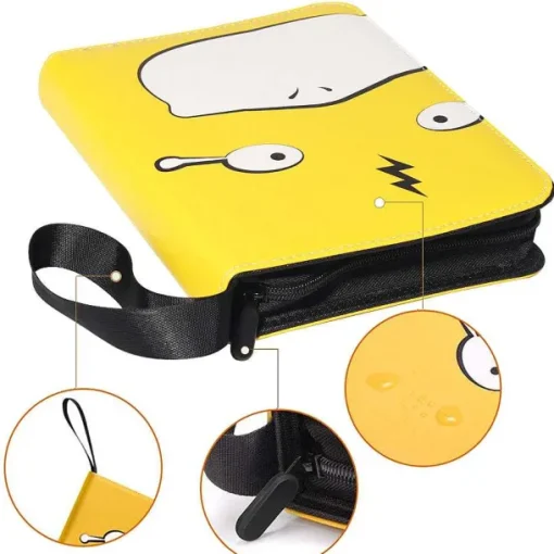 Pkm.store Pokemon Sammelalbum-Hochwertige Schutz- Und Sammeltasche Fur Pokemon Karten (200 Oder 400 Karten)