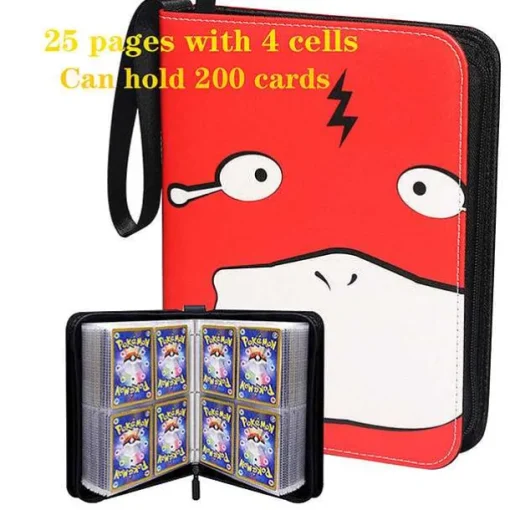 Pkm.store Pokemon Sammelalbum-Hochwertige Schutz- Und Sammeltasche Fur Pokemon Karten (200 Oder 400 Karten)