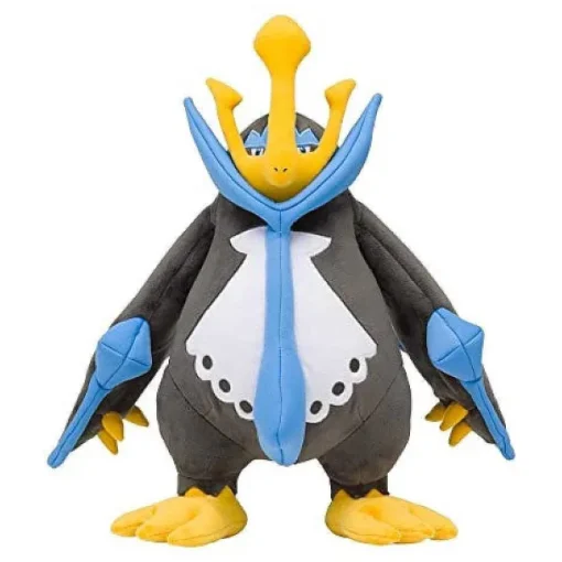 Pkm.store Pokemon Kuscheltiere-Impoleon Empoleon Kuscheltier Pokemon (Ca. 30Cm)