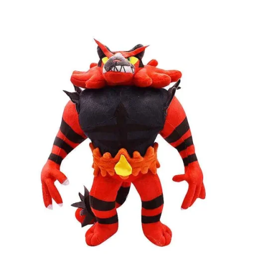 Pkm.store Pokemon Kuscheltiere-Incineroar / Fuegro Pokemon Plusch (Ca. 30Cm)