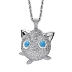 Pkm.store Sommer-Jigglypuff Pummeluff Halskette Hip Hop Style Pokemon