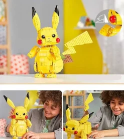 Pkm.store Pokemon Bausteine-Jumbo Pikachu Mega Baustein Set Pokemon Figur