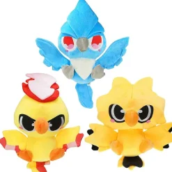 Pkm.store Pokemon Kuscheltiere-Kawaii Moltres, Articuno, Zapdos Plusch Figuren (Ca. 30Cm)