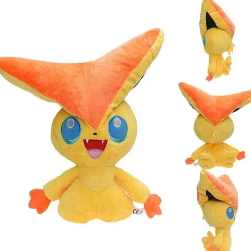 Pkm.store Pokemon Kuscheltiere-Kawaii Pokemon Victini Snivy Deerling Emolga Tepig Plusch Pokemon