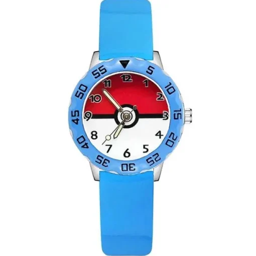 Pkm.store Uhren Und Wecker-Kinder Armbanduhr Mit Pikachu Oder Poke Ball Motiven