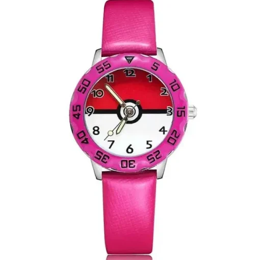 Pkm.store Uhren Und Wecker-Kinder Armbanduhr Mit Pikachu Oder Poke Ball Motiven