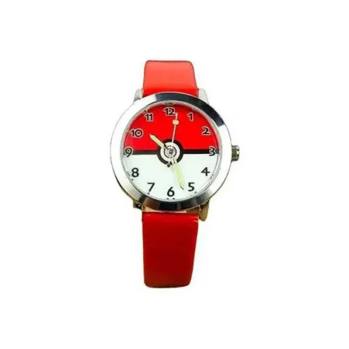 Pkm.store Uhren Und Wecker-Kinder Armbanduhr Mit Pikachu Oder Poke Ball Motiven