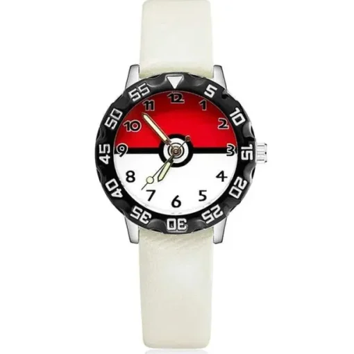 Pkm.store Uhren Und Wecker-Kinder Armbanduhr Mit Pikachu Oder Poke Ball Motiven