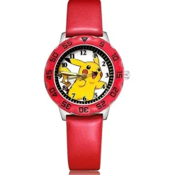 Pkm.store Uhren Und Wecker-Kinder Armbanduhr Mit Pikachu Oder Poke Ball Motiven