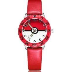 Pkm.store Uhren Und Wecker-Kinder Armbanduhr Mit Pikachu Oder Poke Ball Motiven