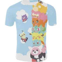 Pkm.store Sommer-Kinder T Shirts Pokemon Und Pikachu Motive