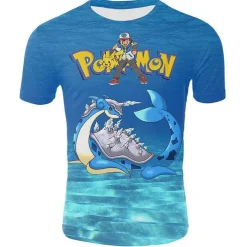 Pkm.store Sommer-Kinder T Shirts Pokemon Und Pikachu Motive