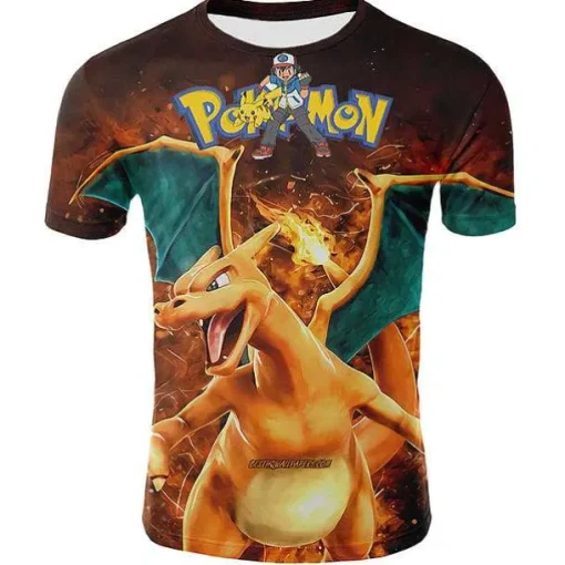 Pkm.store Sommer-Kinder T Shirts Pokemon Und Pikachu Motive