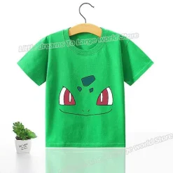 Pkm.store Sommer-Kinder T-Shirts Mit Niedlichen Pokemon Oder Pikachu Motiven