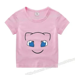 Pkm.store Sommer-Kinder T-Shirts Mit Niedlichen Pokemon Oder Pikachu Motiven
