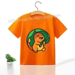 Pkm.store Sommer-Kinder T-Shirts Mit Niedlichen Pokemon Oder Pikachu Motiven