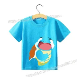 Pkm.store Sommer-Kinder T-Shirts Mit Niedlichen Pokemon Oder Pikachu Motiven