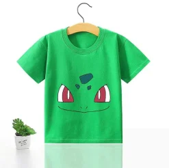 Pkm.store Sommer-Kinder T-Shirts Mit Niedlichen Pokemon Oder Pikachu Motiven