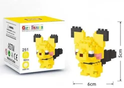 Pkm.store Pokemon Bausteine-Klemm-Baustein Figuren - Feurigel, Endivie, Karnimani, Ho-Oh, Bauz, Robball Oder Flamiau