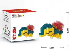 Pkm.store Pokemon Bausteine-Klemm-Baustein Figuren - Feurigel, Endivie, Karnimani, Ho-Oh, Bauz, Robball Oder Flamiau