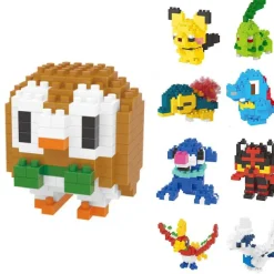 Pkm.store Pokemon Bausteine-Klemm-Baustein Figuren - Feurigel, Endivie, Karnimani, Ho-Oh, Bauz, Robball Oder Flamiau