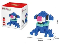 Pkm.store Pokemon Bausteine-Klemm-Baustein Figuren - Feurigel, Endivie, Karnimani, Ho-Oh, Bauz, Robball Oder Flamiau