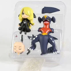 Pkm.store Pokemon Figuren-Knakrack / Garchomp & Cynthia Set Pokemon Figur (Ca. 10Cm)