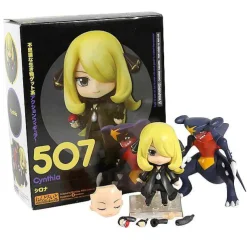 Pkm.store Pokemon Figuren-Knakrack / Garchomp & Cynthia Set Pokemon Figur (Ca. 10Cm)