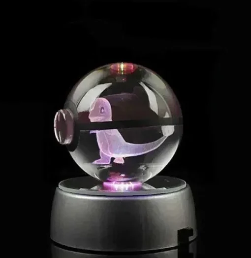 Pkm.store Sonstiges Merchandise-Kristall Pokeball Mit 3D Effekt Realxo Mewtu Pikachu Uvm.