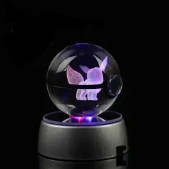 Pkm.store Sonstiges Merchandise-Kristall Pokeball Mit 3D Effekt Realxo Mewtu Pikachu Uvm.