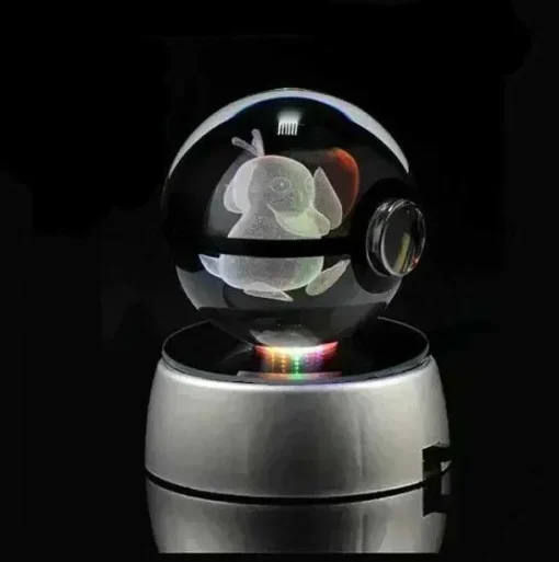 Pkm.store Sonstiges Merchandise-Kristall Pokeball Mit 3D Effekt Realxo Mewtu Pikachu Uvm.