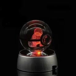 Pkm.store Sonstiges Merchandise-Kristall Pokeball Mit 3D Effekt Realxo Mewtu Pikachu Uvm.