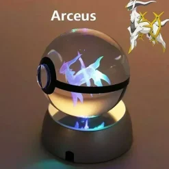 Pkm.store Sonstiges Merchandise-Kristall Pokeball Mit 3D Effekt Realxo Mewtu Pikachu Uvm.
