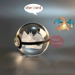 Pkm.store Sonstiges Merchandise-Kristall Pokeball Mit 3D Effekt Realxo Mewtu Pikachu Uvm.
