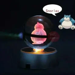 Pkm.store Sonstiges Merchandise-Kristall Pokeball Mit 3D Effekt Realxo Mewtu Pikachu Uvm.
