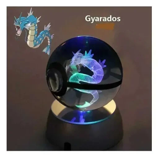 Pkm.store Sonstiges Merchandise-Kristall Pokeball Mit 3D Effekt Realxo Mewtu Pikachu Uvm.