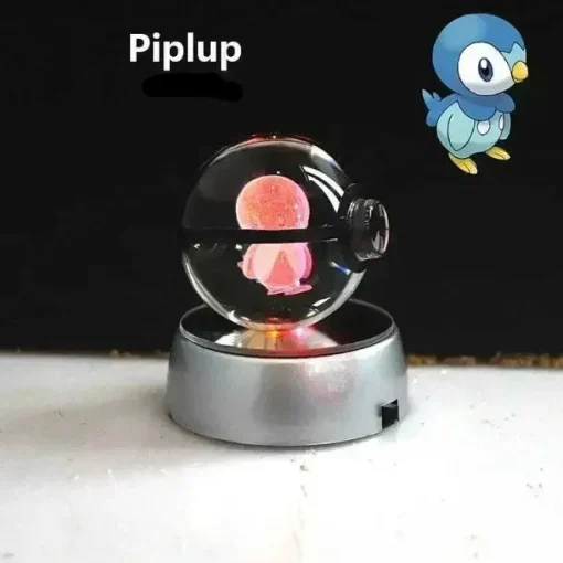 Pkm.store Sonstiges Merchandise-Kristall Pokeball Mit 3D Effekt Realxo Mewtu Pikachu Uvm.