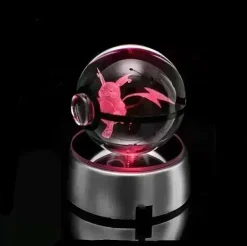 Pkm.store Sonstiges Merchandise-Kristall Pokeball Mit 3D Effekt Realxo Mewtu Pikachu Uvm.