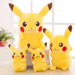 Pkm.store Pokemon Kuscheltiere-Lachender Pikachu Stofftier Kuscheltier In Verschiedenen Grosen (20-45Cm)