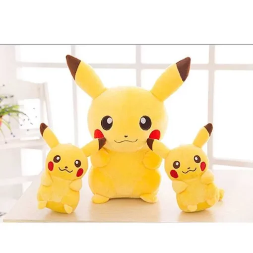 Pkm.store Pokemon Kuscheltiere-Lachender Pikachu Stofftier Kuscheltier In Verschiedenen Grosen (20-45Cm)