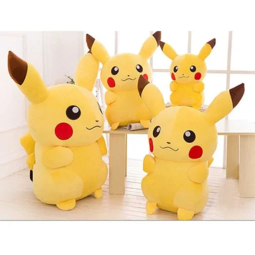 Pkm.store Pokemon Kuscheltiere-Lachender Pikachu Stofftier Kuscheltier In Verschiedenen Grosen (20-45Cm)