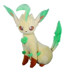Pkm.store Pokemon Kuscheltiere-Leafeon Folipurba Pluschfigur Pokemon (Ca. 32Cm)