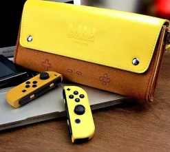 Pkm.store Sonstiges Merchandise-Leder Schutztasche Pokemon Pikachu Design Fur Switch Konsolen
