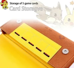Pkm.store Sonstiges Merchandise-Leder Schutztasche Pokemon Pikachu Design Fur Switch Konsolen