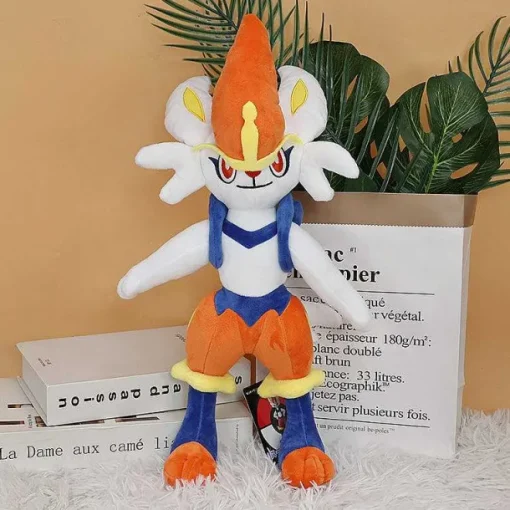 Pkm.store Pokemon Kuscheltiere-Liberlo Cinderace Pokemon Pluschtier (Ca. 40Cm)