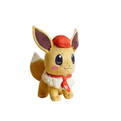 Pkm.store Pokemon Kuscheltiere-Liebliches Evoli Eevee Plusch Pokemon (Ca.25Cm)